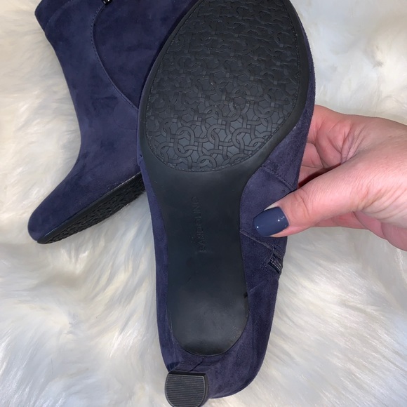 Bandolino blue suede boooties - Picture 3 of 3